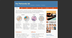 Desktop Screenshot of markowetzlab.org